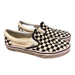 Vans Checkerboard Slip On Shoes